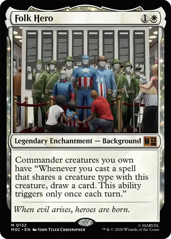 Marvel Super Heroes Set List - Folk Hero