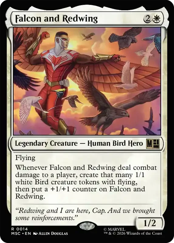 Marvel Super Heroes Set List - Falcon and Redwing