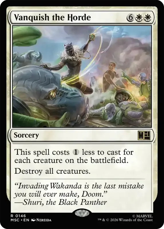 Marvel Super Heroes Set List - Vanquish the Horde