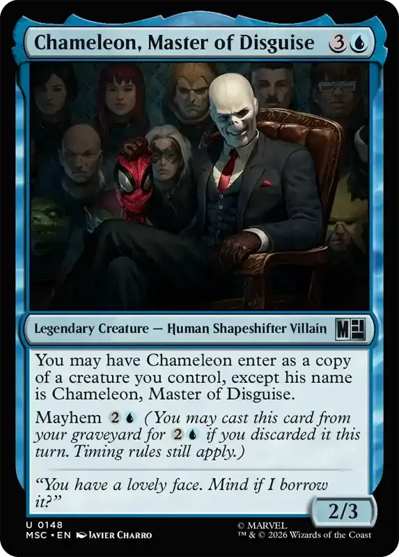 Marvel Super Heroes Set List - Chameleon, Master of Disguise