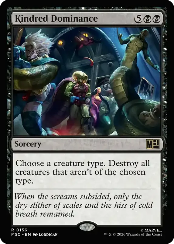 Marvel Super Heroes Set List - Kindred Dominance