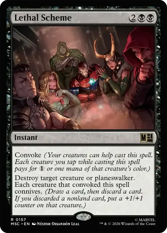 Marvel Super Heroes Set List - Lethal Scheme
