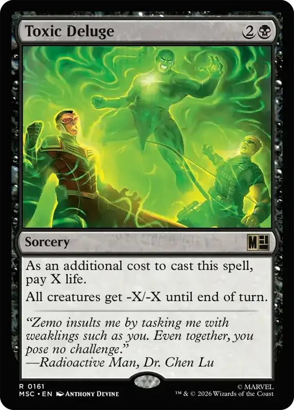 Marvel Super Heroes Set List - Toxic Deluge