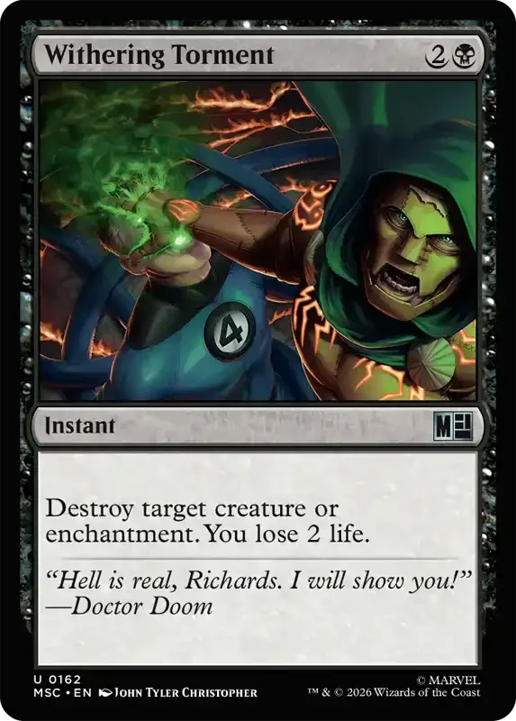Marvel Super Heroes Set List - Withering Torment