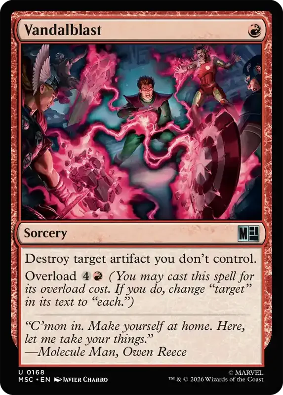 Marvel Super Heroes Set List - Vandalblast