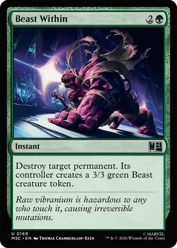 Marvel Super Heroes Set List - Beast Within