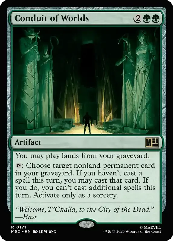 Marvel Super Heroes Set List - Conduit of Worlds