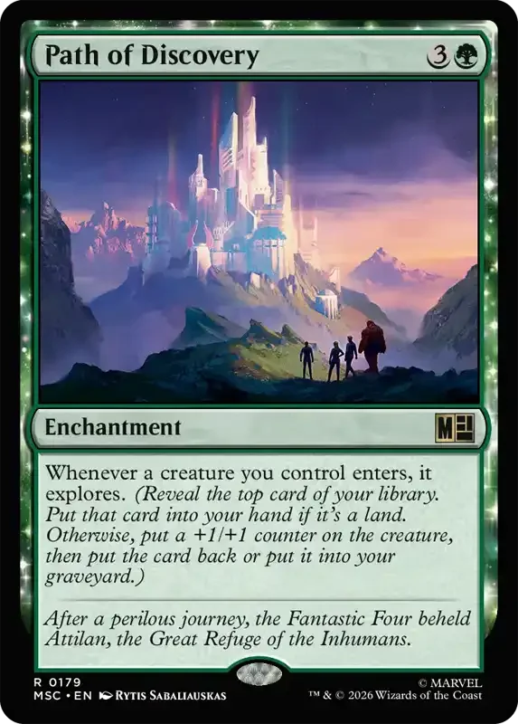 Marvel Super Heroes Set List - Path of Discovery