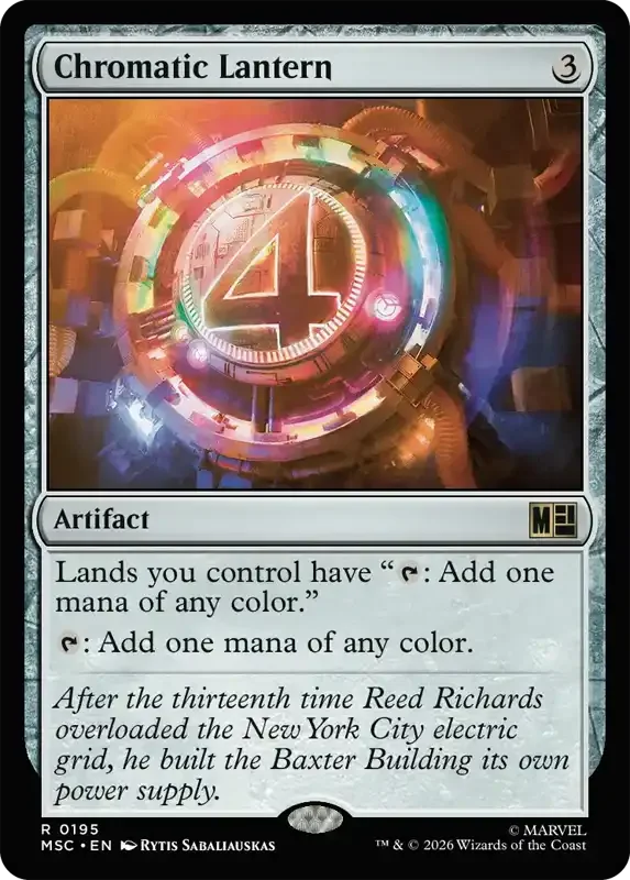 Marvel Super Heroes Set List - Chromatic Lantern