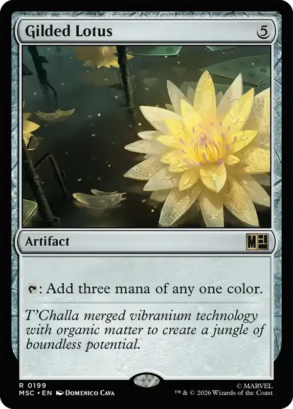 Marvel Super Heroes Set List - Gilded Lotus