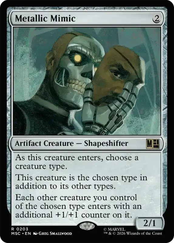 Marvel Super Heroes Set List - Metallic Mimic