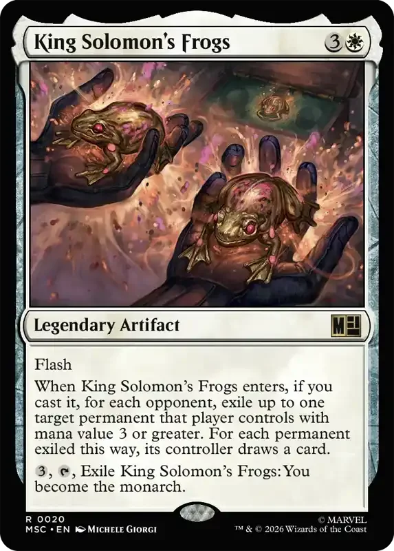 Marvel Super Heroes Set List - King Solomon's Frogs