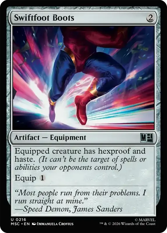 Marvel Super Heroes Set List - Swiftfoot Boots