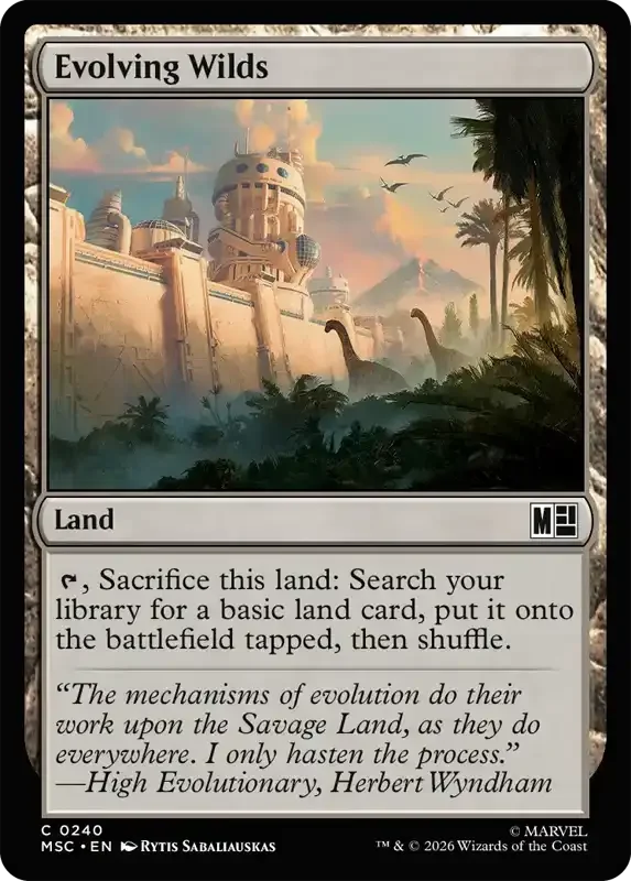 Marvel Super Heroes Set List - Evolving Wilds