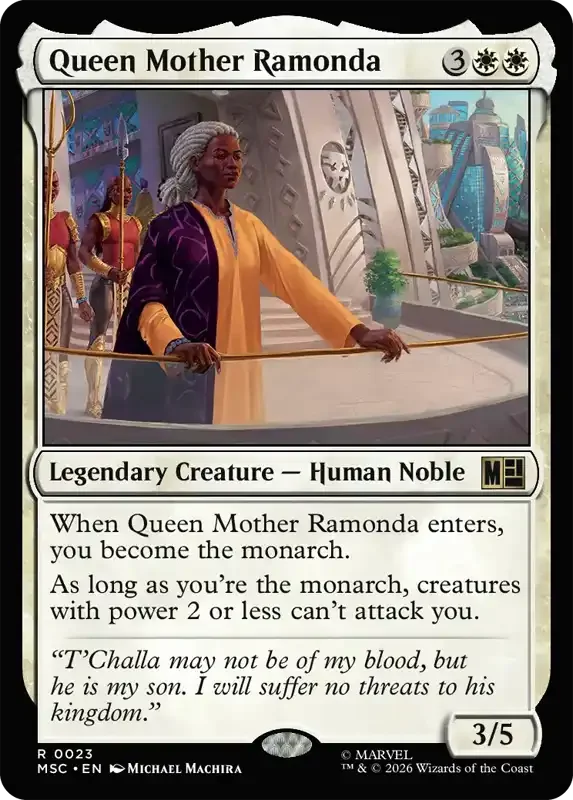 Marvel Super Heroes Set List - Queen Mother Ramonda