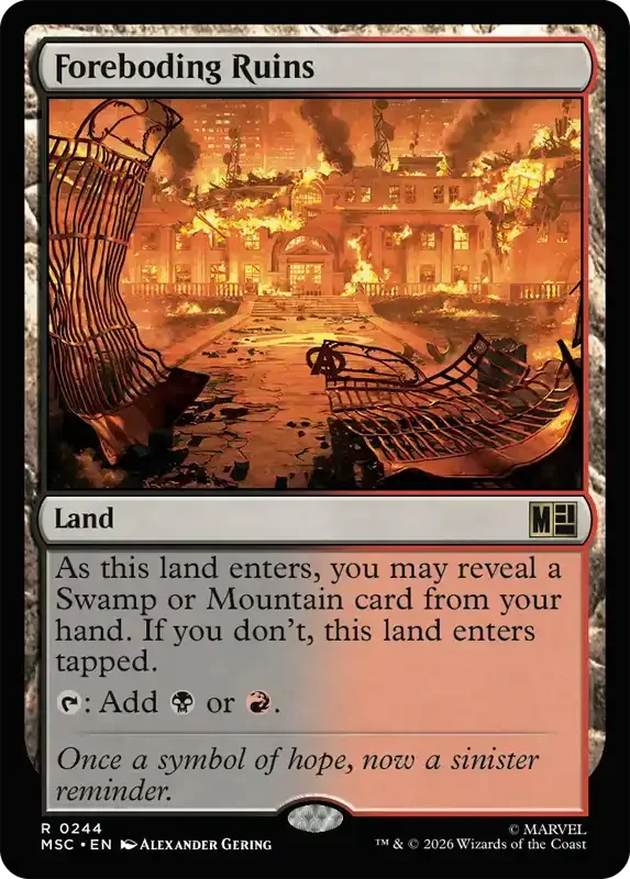 Marvel Super Heroes Set List - Foreboding Ruins