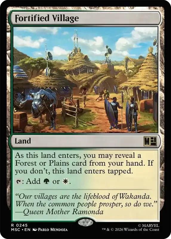 Marvel Super Heroes Set List - Fortified Village