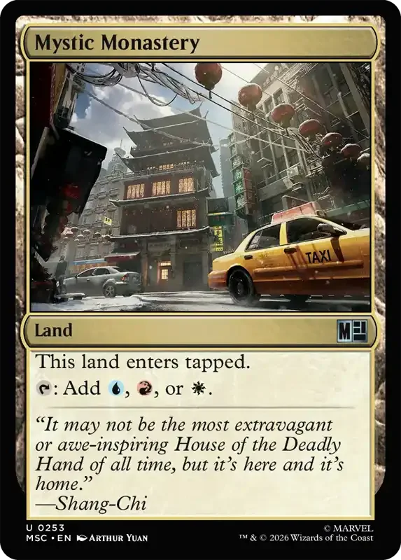 Marvel Super Heroes Set List - Mystic Monastery