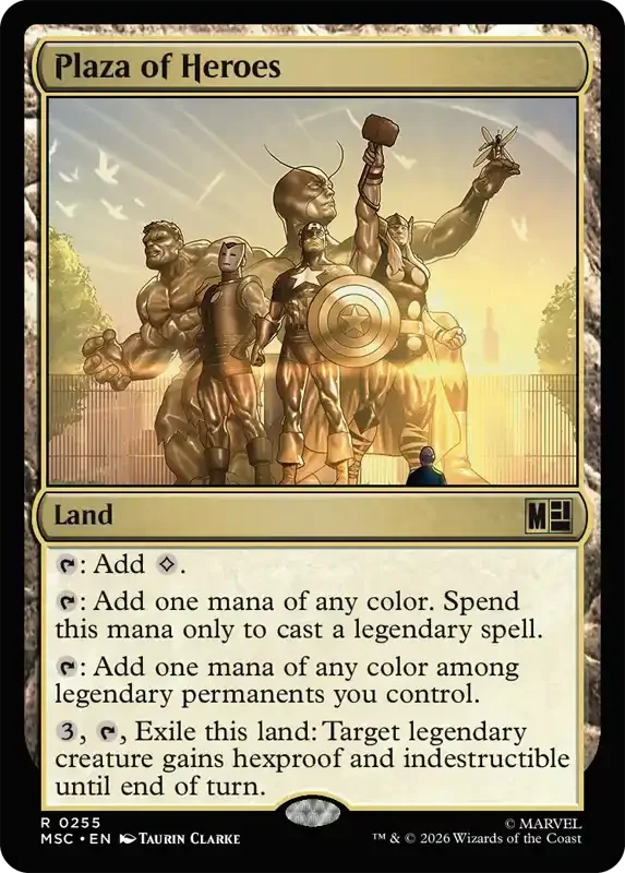 Marvel Super Heroes Set List - Plaza of Heroes