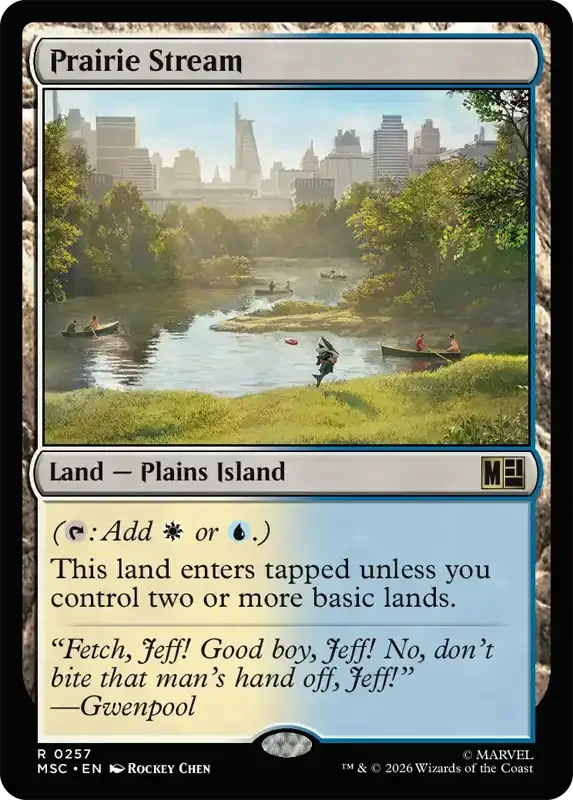 Marvel Super Heroes Set List - Prairie Stream