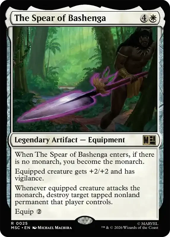 Marvel Super Heroes Set List - The Spear of Bashenga