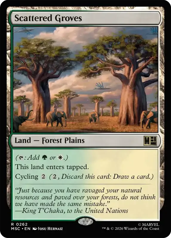 Marvel Super Heroes Set List - Scattered Groves
