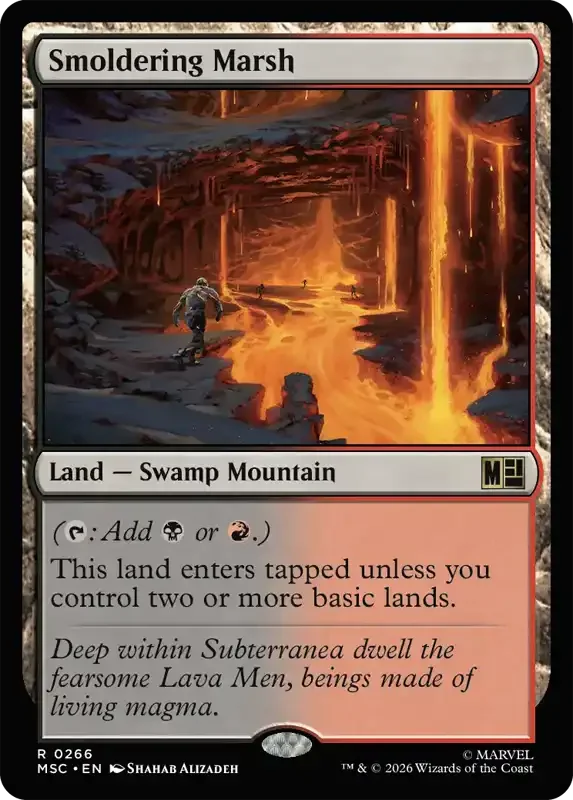 Marvel Super Heroes Set List - Smoldering Marsh