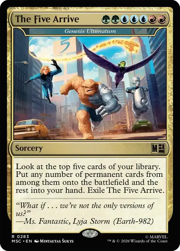 Marvel Super Heroes Set List - Genesis Ultimatum