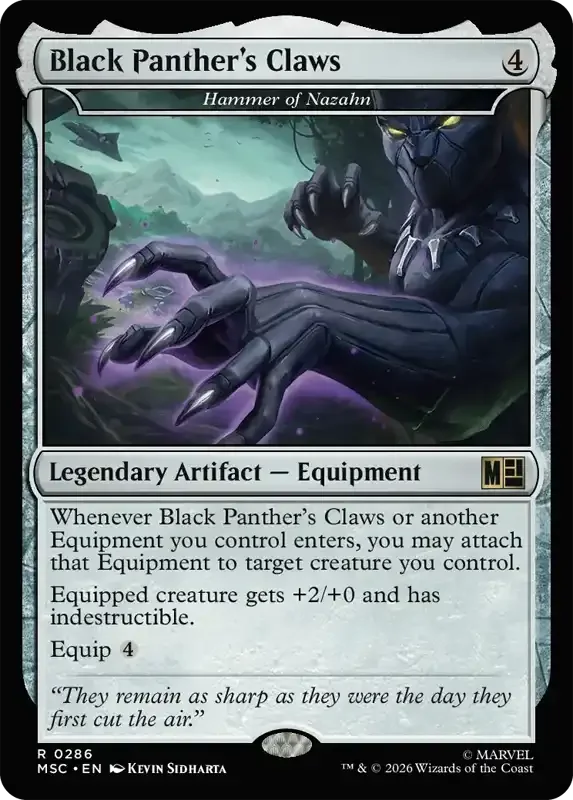 Marvel Super Heroes Set List - Hammer of Nazahn