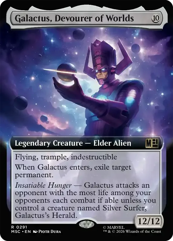 Marvel Super Heroes Set List - Galactus, Devourer of Worlds (2. Version)