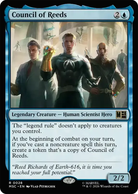 Marvel Super Heroes Set List - Council of Reeds