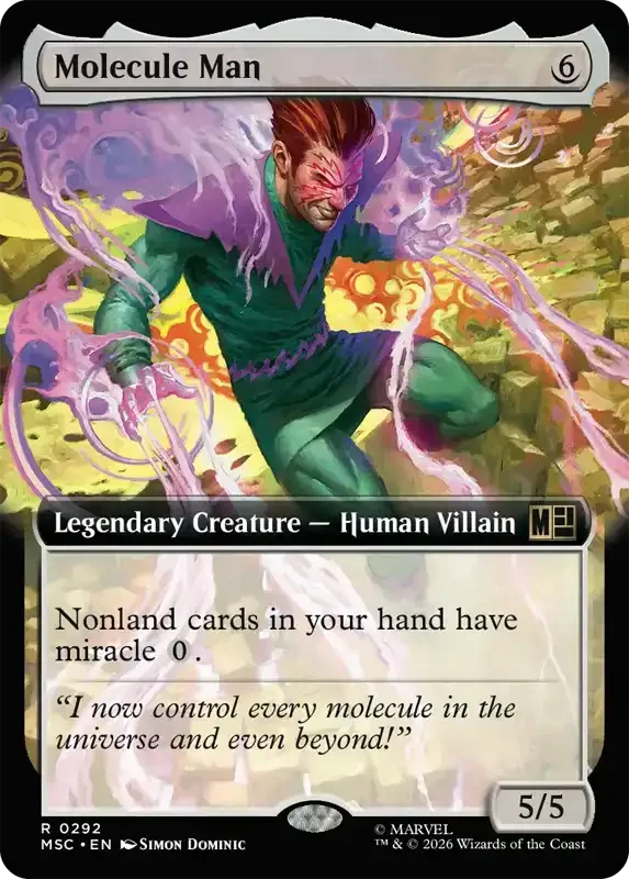 Marvel Super Heroes Set List - Molecule Man (2. Version)