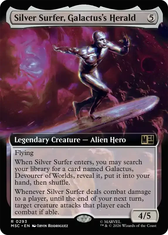 Marvel Super Heroes Set List - Silver Surfer, Galactus's Herald (2. Version)