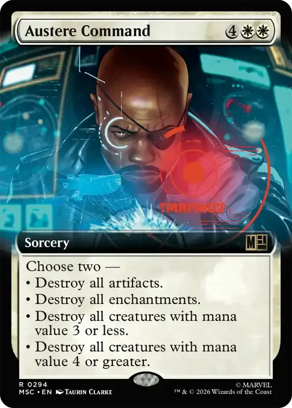 Marvel Super Heroes Set List - Austere Command (2. Version)