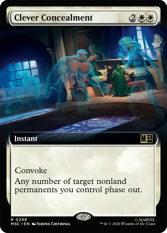 Marvel Super Heroes Set List - Clever Concealment (2. Version)