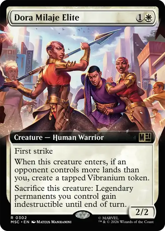 Marvel Super Heroes Set List - Dora Milaje Elite (2. Version)