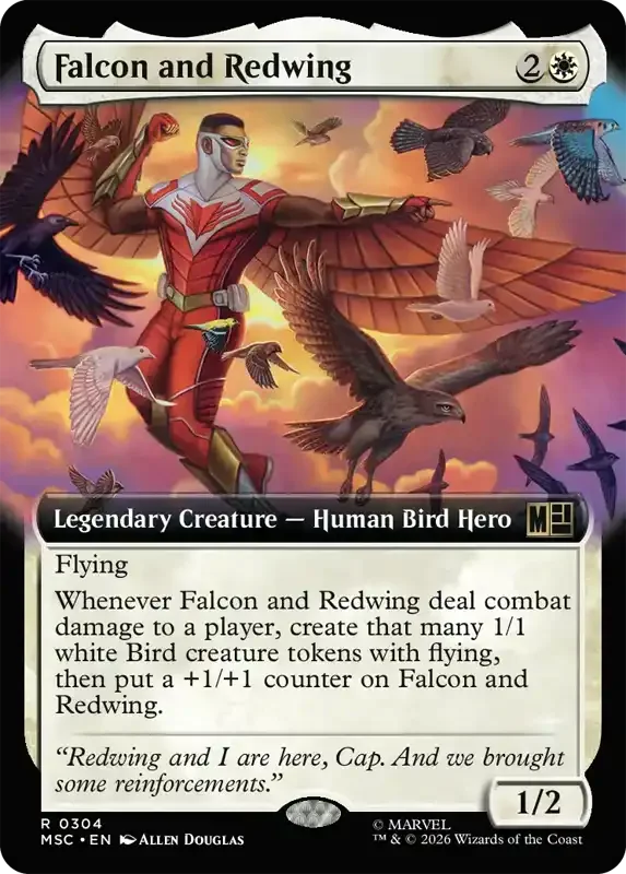 Marvel Super Heroes Set List - Falcon and Redwing (2. Version)