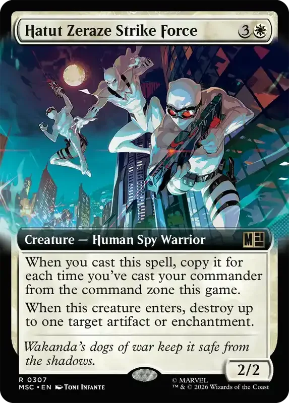 Marvel Super Heroes Set List - Hatut Zeraze Strike Force (2. Version)