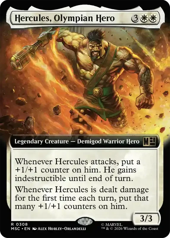 Marvel Super Heroes Set List - Hercules, Olympian Hero (2. Version)