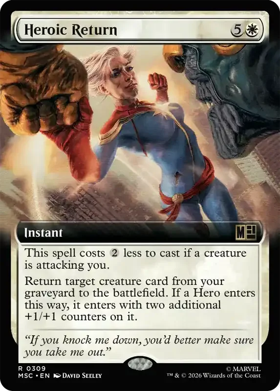 Marvel Super Heroes Set List - Heroic Return (2. Version)