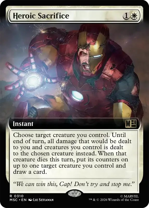 Marvel Super Heroes Set List - Heroic Sacrifice (2. Version)