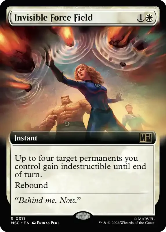 Marvel Super Heroes Set List - Invisible Force Field (2. Version)