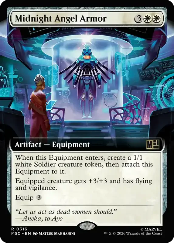 Marvel Super Heroes Set List - Midnight Angel Armor (2. Version)