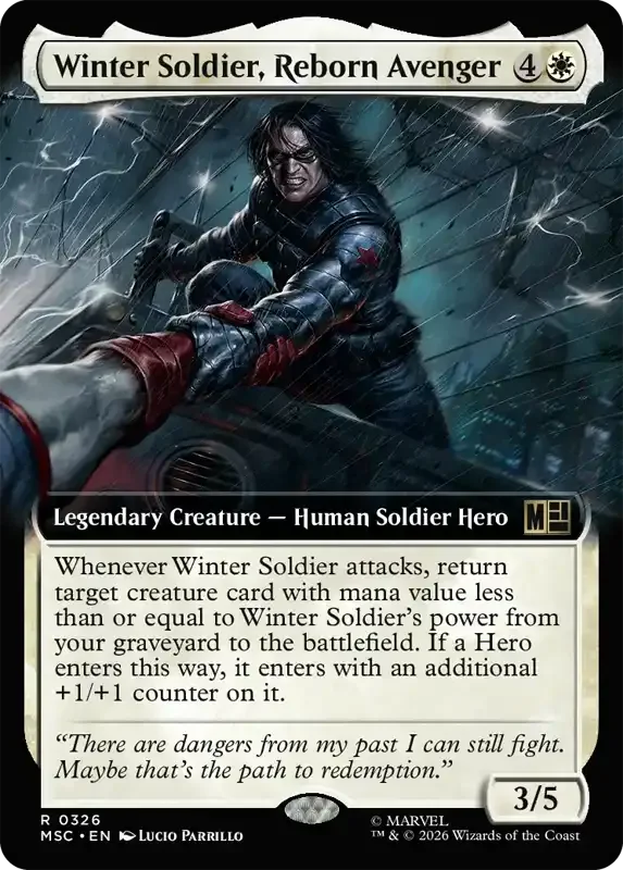Marvel Super Heroes Set List - Winter Soldier, Reborn Avenger (2. Version)