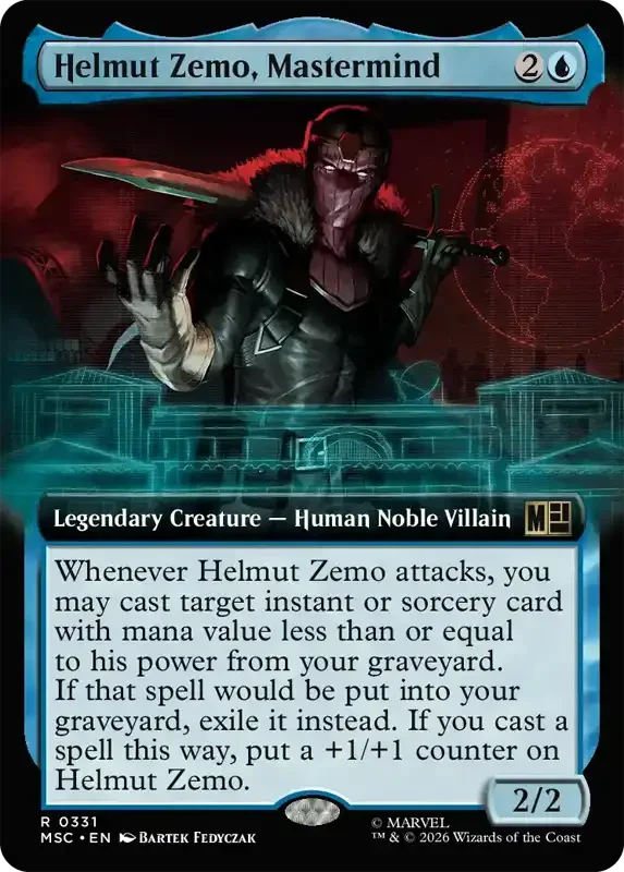 Marvel Super Heroes Set List - Helmut Zemo, Mastermind (2. Version)