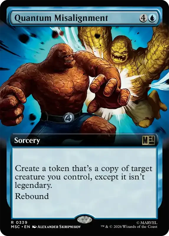 Marvel Super Heroes Set List - Quantum Misalignment (2. Version)