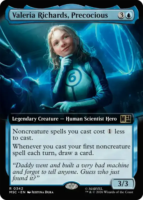 Marvel Super Heroes Set List - Valeria Richards, Precocious (2. Version)