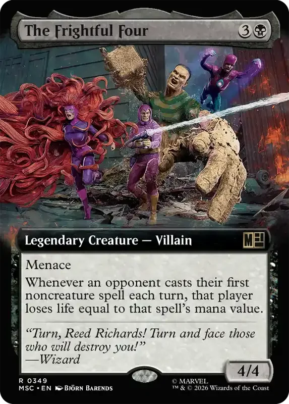 Marvel Super Heroes Set List - The Frightful Four (2. Version)
