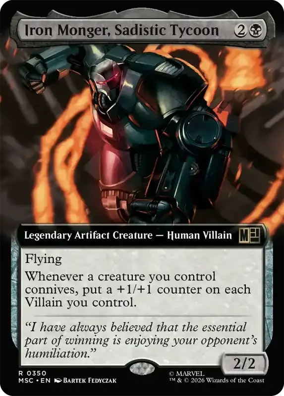 Marvel Super Heroes Set List - Iron Monger, Sadistic Tycoon (2. Version)