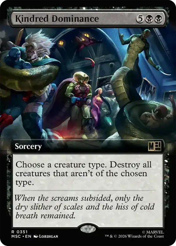 Marvel Super Heroes Set List - Kindred Dominance (2. Version)